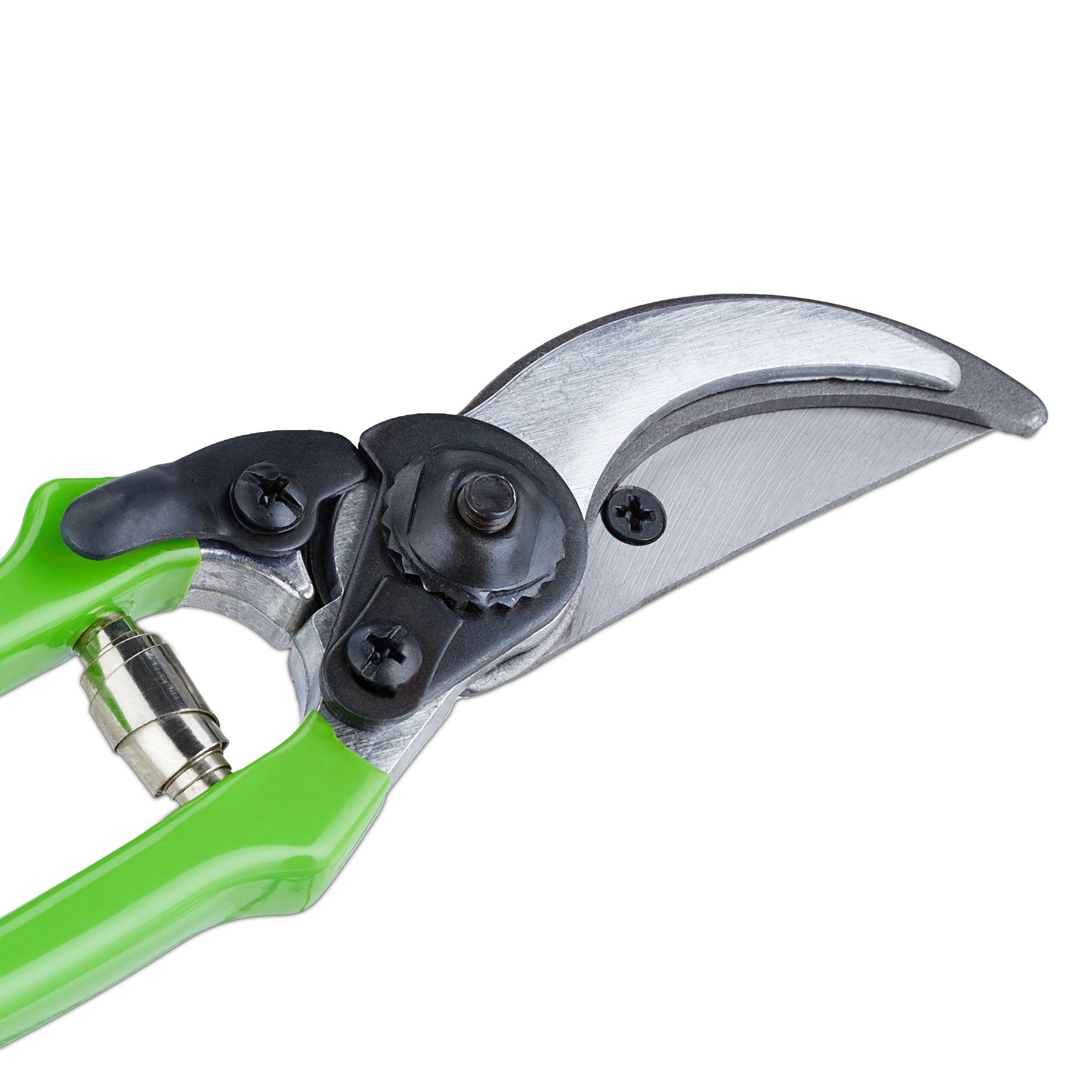 Set di 3 cesoie da giardino per legno fresco: forbici per rose, troncarami e tagliasiepi, con lame in acciaio delicate sulle piante, verde, Relaxdays - 7