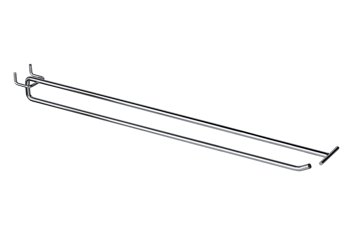 Zawieszka pojedyncza z wysięgnikiem europerforowana 40cm fi6 srebrny KTD