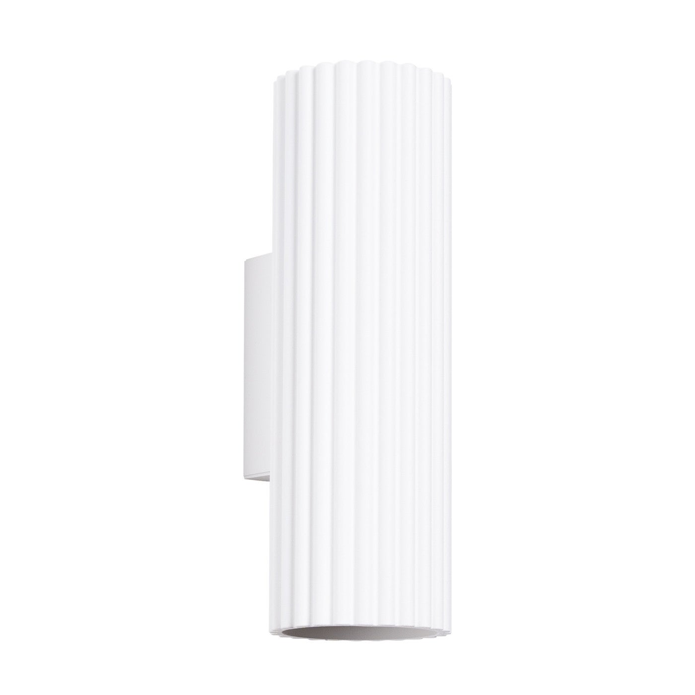 Kinkiet ścienny Karbon biały 2xGU10x10W góra-dół wym: 20 x 6,5 x 8,5 cm aluminium IP20 Sollux Lighting