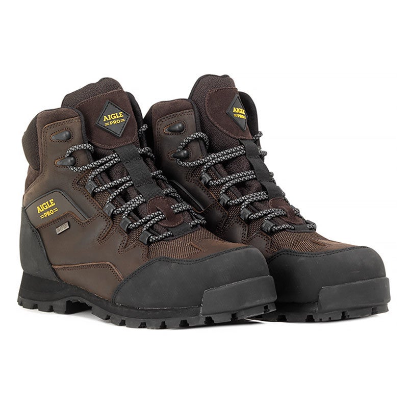 Chaussures de sécurité en cuir AIGLE Nassio MTD MID S3 étanche et respirante - 2