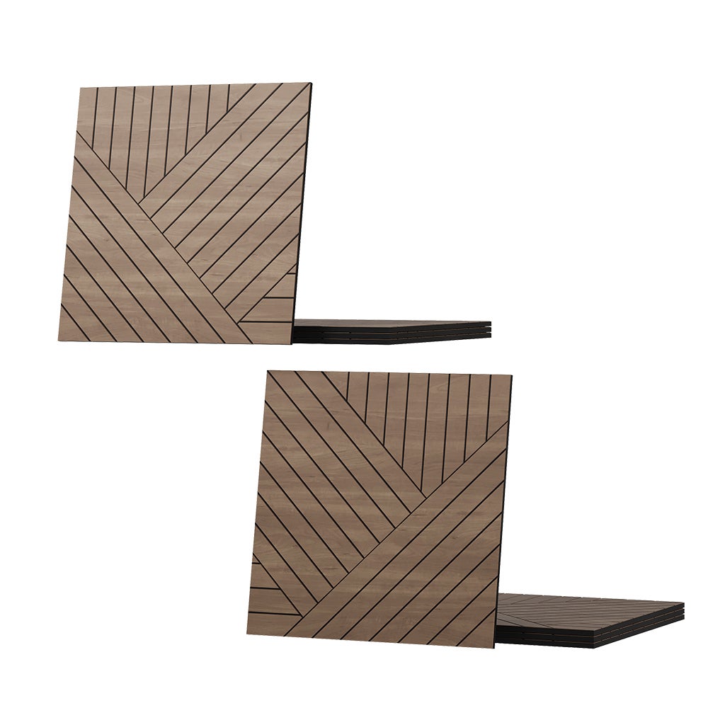 Vicco Panele ścienne , Dąb, 8 sztuk, lewa + prawa