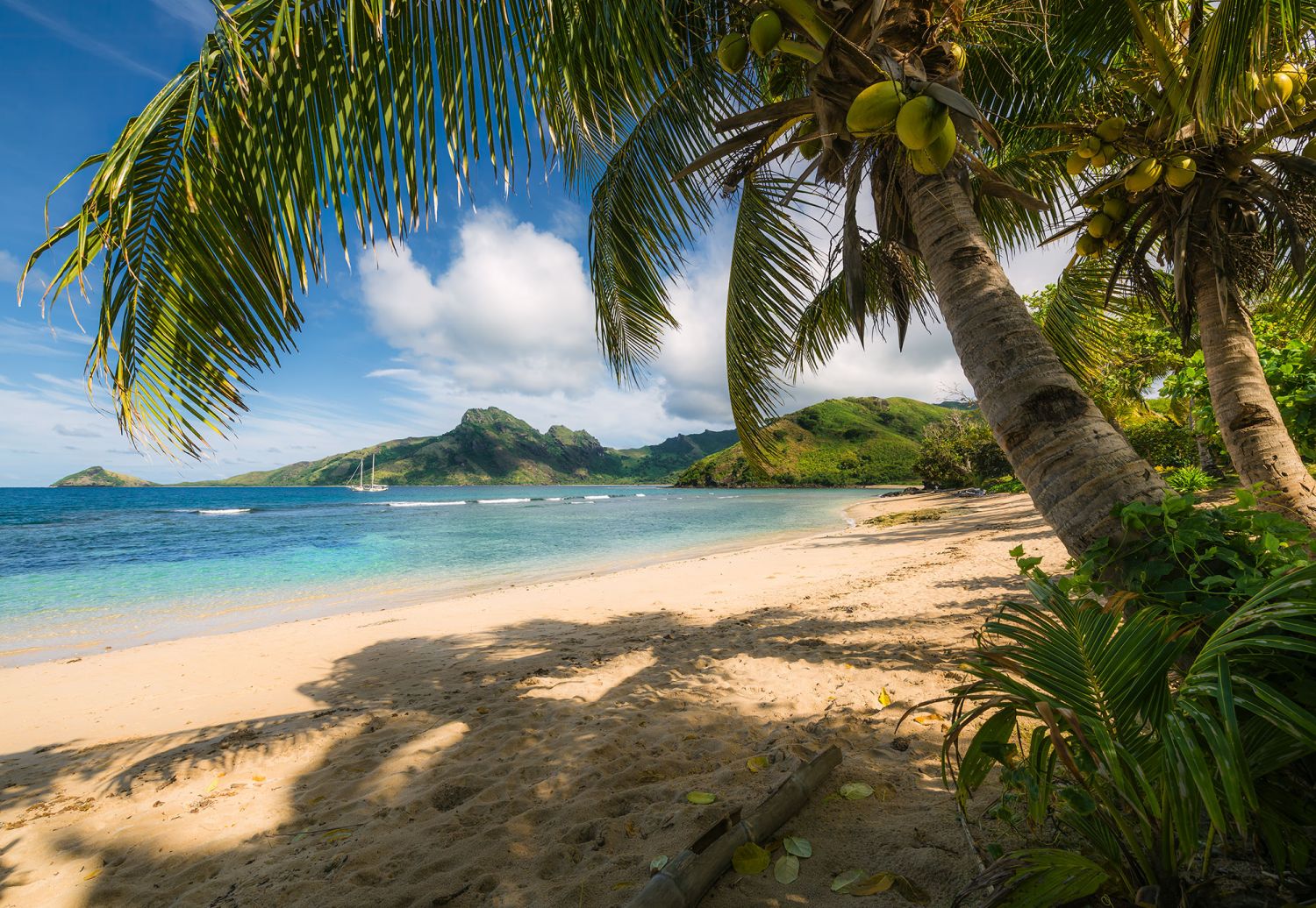 Fotomural playa verde y azul - 368 x 254 cm - komar