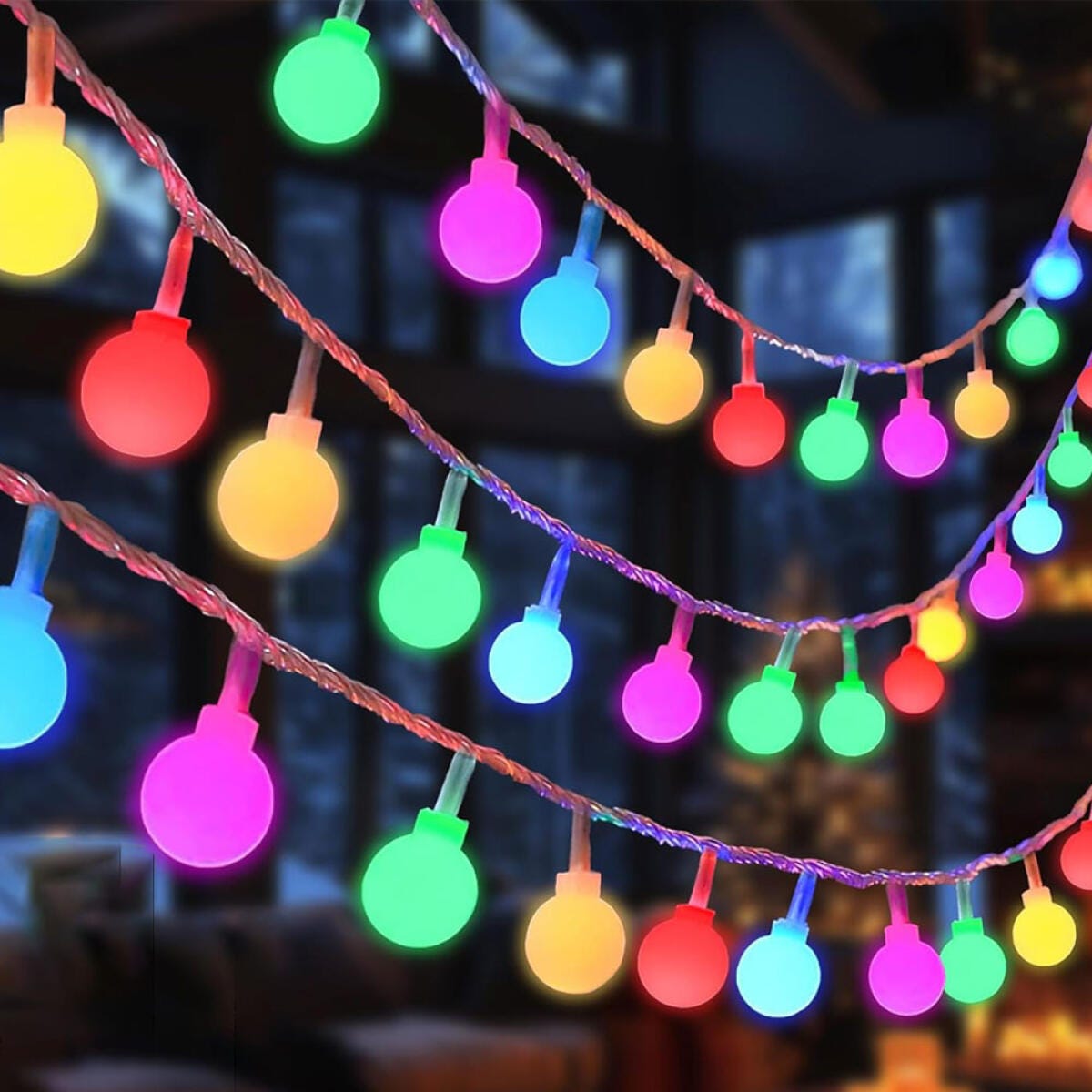 Hoteril Catena Luminosa, 20M 200LEDs Luci Stringa LED con 8 Modalità, Luminosità regolabile Catena di Luci Impermeabile per Esterni, Adatto a Giardino, Feste, Natale Ghirlanda Luminosa Hoteril Catena Luminosa, 20M 200LEDs Luci Stringa LED con 8 Modalità, Luminosità regolabile Catena di Luci Impermeabile per Esterni, Adatto a Giardino, Feste, Natale Ghirlanda Luminosa
