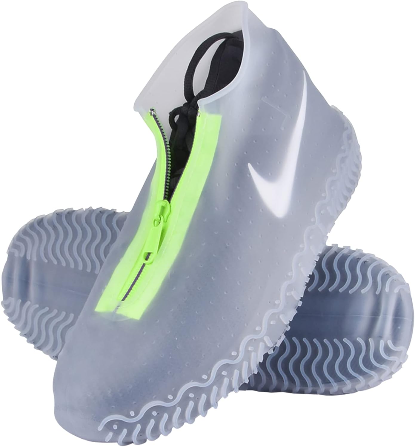 Couvre Chaussures Imperméables, Couvre Chaussures en Silicone Réutilisables avec Semelle Renforcée Antidérapante pour Les Jours Pluvieux et Neigeux po - 4