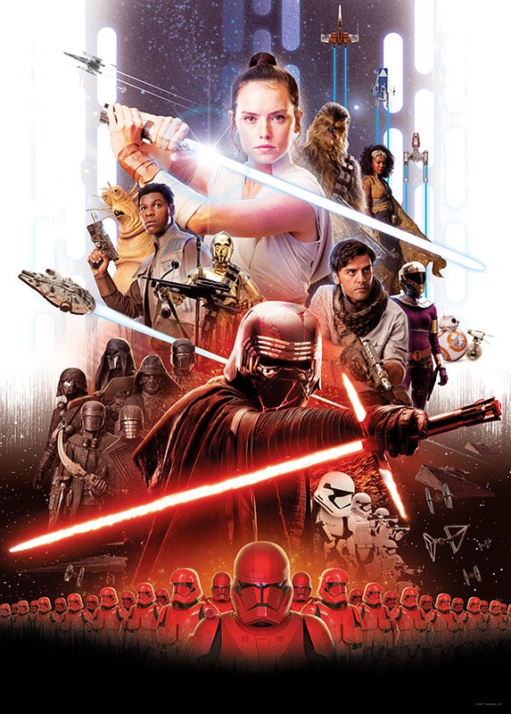 Poster d'art de Komar - Star Wars Movie Poster Rey - Taille: 50 x 70 cm - 2