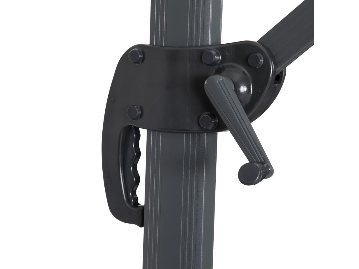 Ombrellone decentrato in alluminio SUN 4 - Rettangolare - 3 x 4 m - Ecru - 5