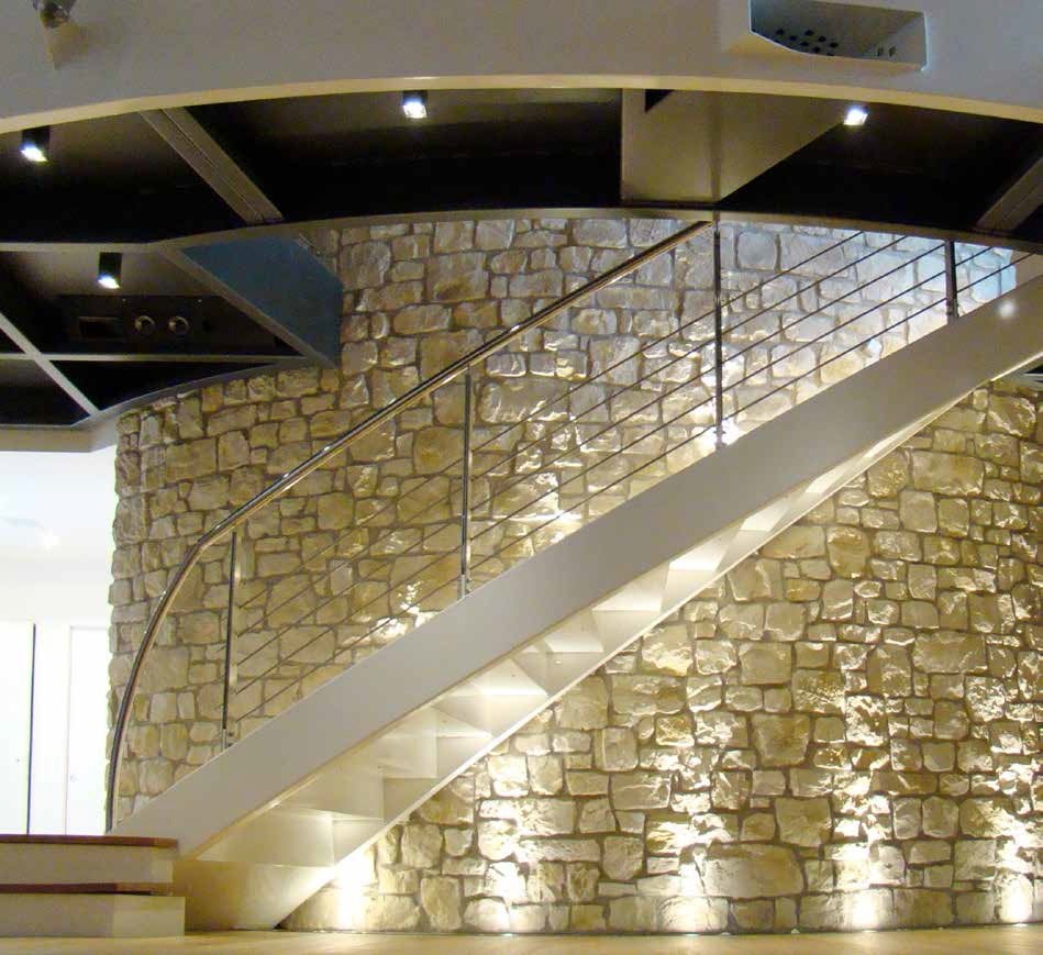 Pietre D'Arredo, Santiago Blanc revêtement type pierre reconstituée | Multiformat irrégulier | Unité de vente 1 box de 0,80 M2 | Made en Italie - 2