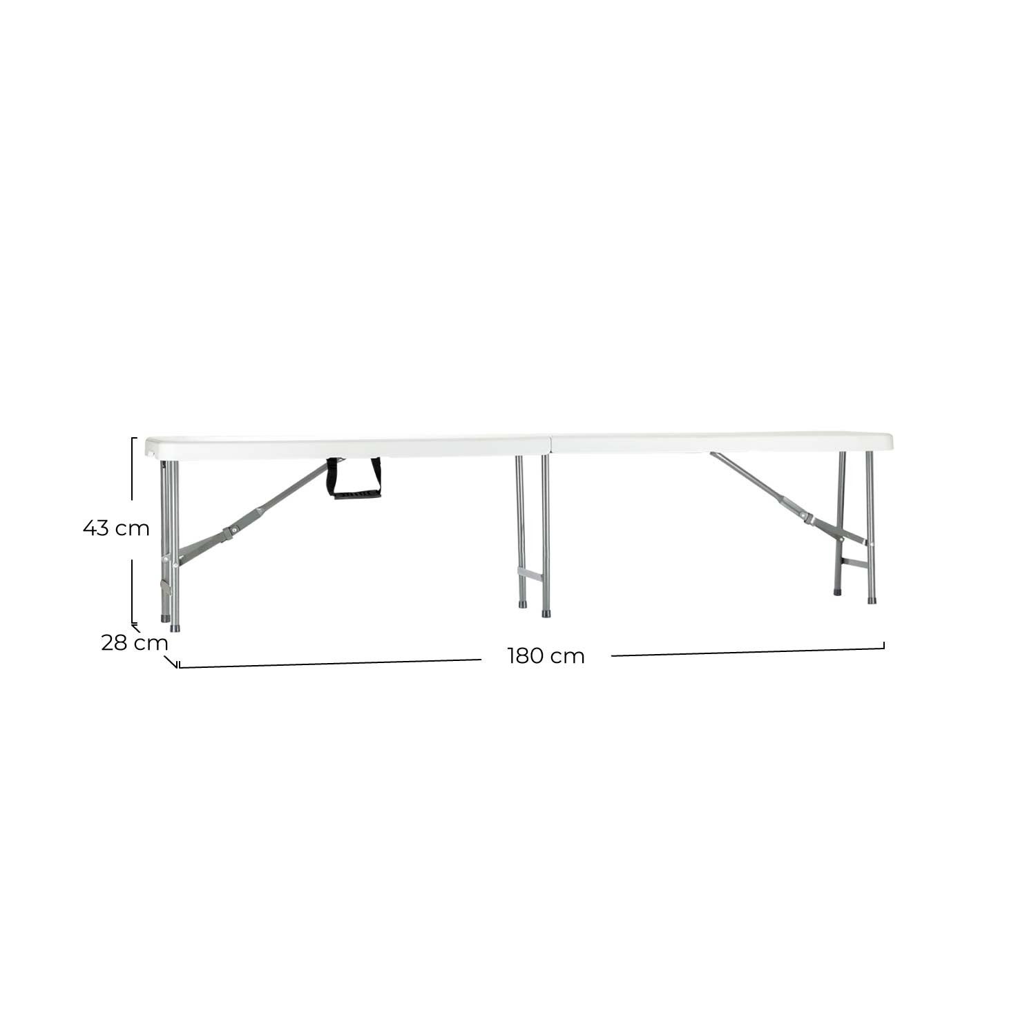 Pack 2 Bancos Plegables Catering 180x30x43cm O91 - 5