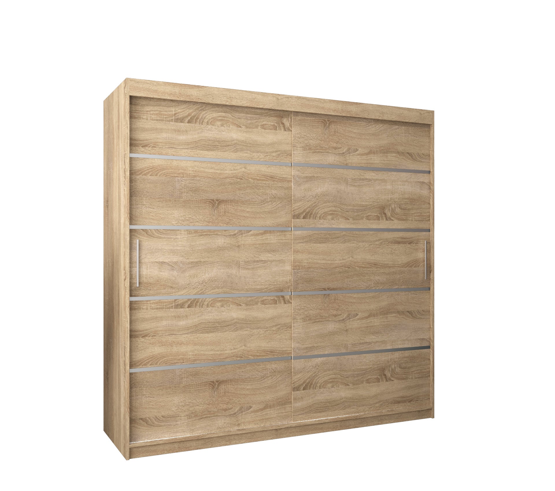 Szafa przesuwna garderoba Verona 1 200 x 62 x 200 cm Sonoma - Abiks Meble