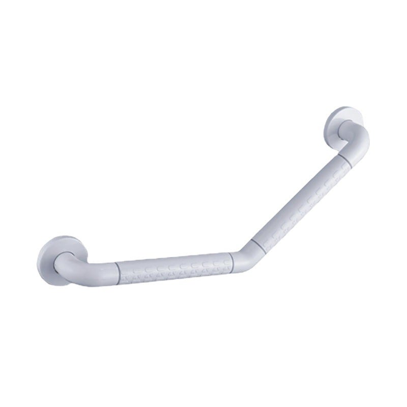 Uchwyt prysznicowy 135° do wanny, poręcz ze stali nierdzewnej z tworzywa PVC, dla osób niepełnosprawnych i starszych, toaleta 25 cm