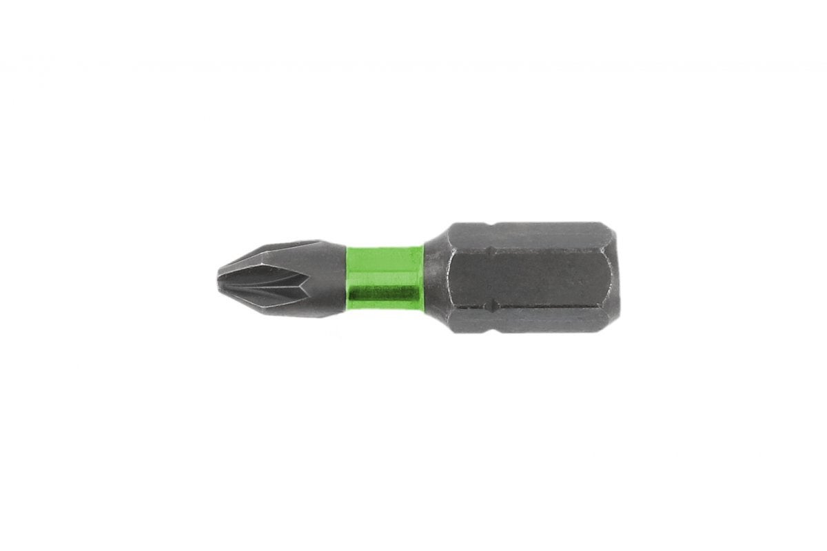 Końcówka wkrętakowa udarowa PZ0 25mm, chwyt 1/4", 5 szt, hartowana stal S2 – HÖGERT TECHNIK