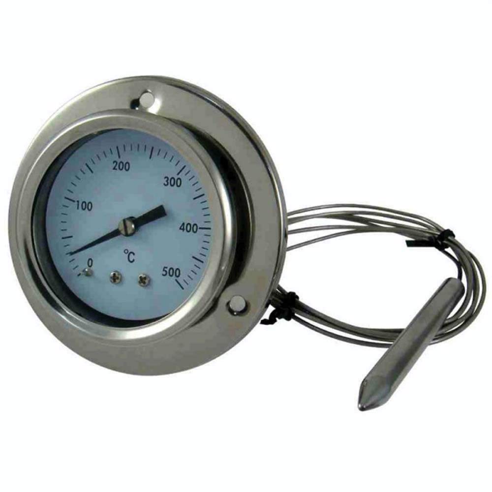 Aguja Reloj Para Hornos Termómetro En Acero Inox Para Horno 0-500