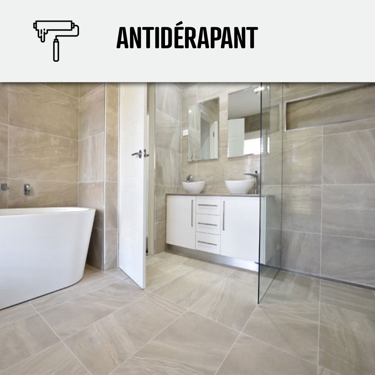 Résine étanchéité douche - étanchéité sur carrelage - KIT COMPLET ARCACLEAR - 2 m² - ARCANE INDUSTRIES - 3