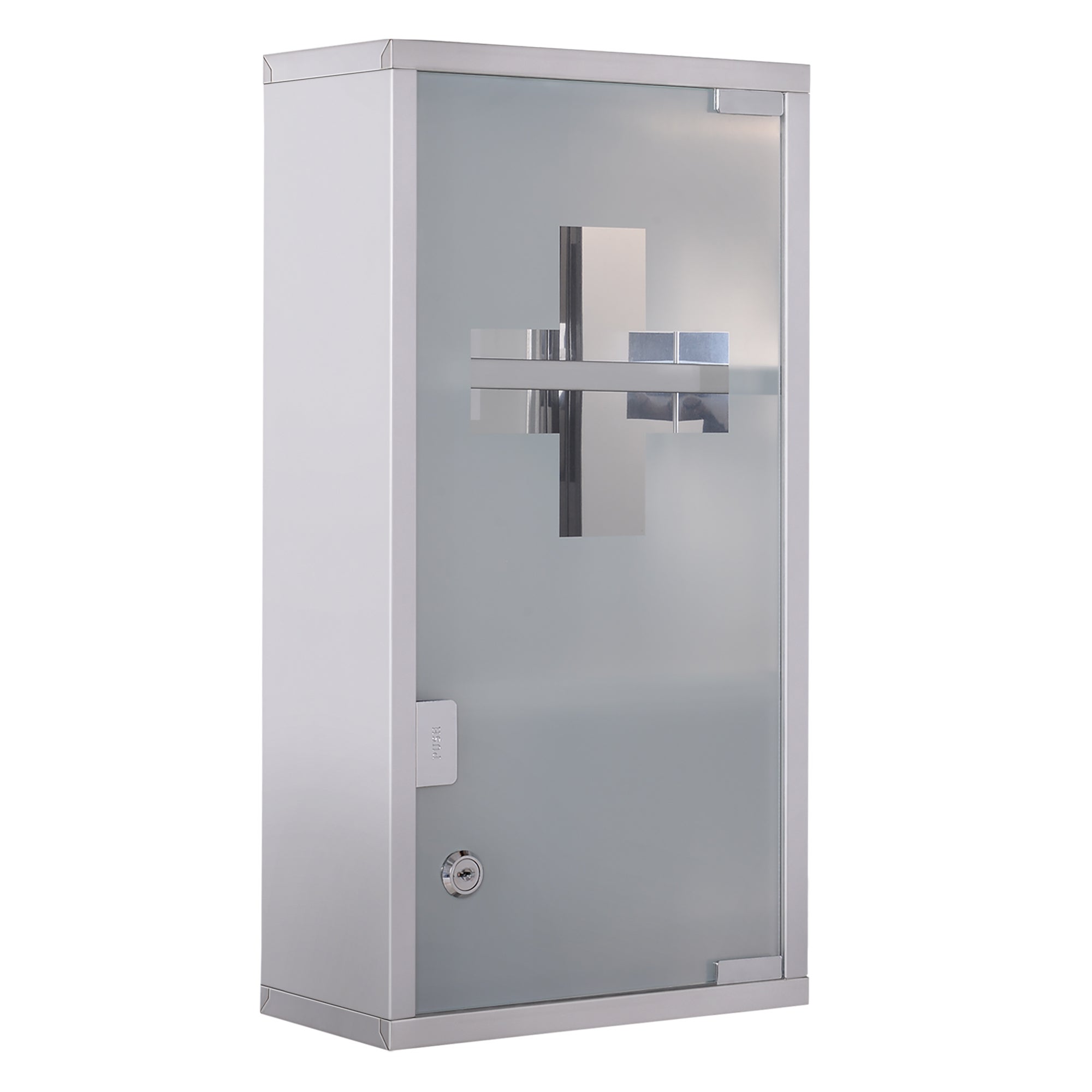 Cabinet farmacie cabinet farmacie 3 compartimente contra medicina interna din oțel inoxidabil 25 x 12 x 48 cm