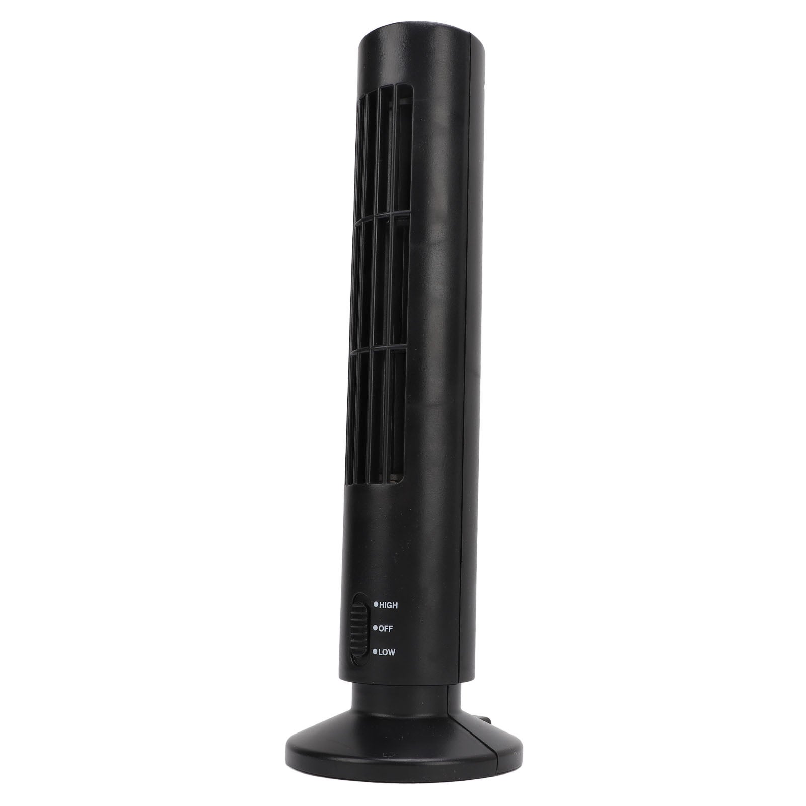 Intelligent Floor ventilateur noir silencieux 2 vitesses puissant sans pales Tower ventilateur pour maison chambre bureau pièce - 4