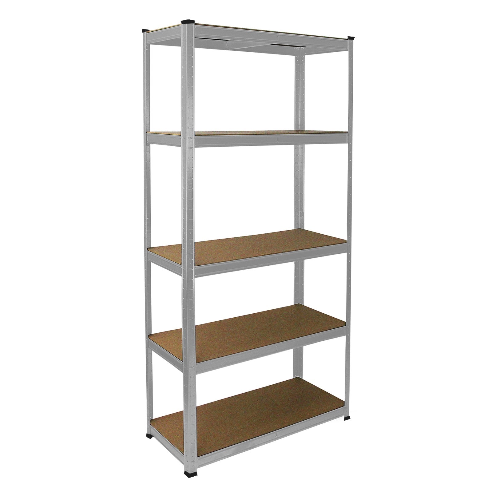 Scaffale Metallico Da Garage 101x40x91 Cm, 3 Ripiani Regolabili, Portata 680 Kg, Resistente E Antiruggine, Nero