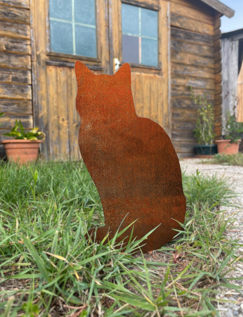 Figura Gatto Seduto Rimini Blu Aldo Londi | Bitossi Ceramiche