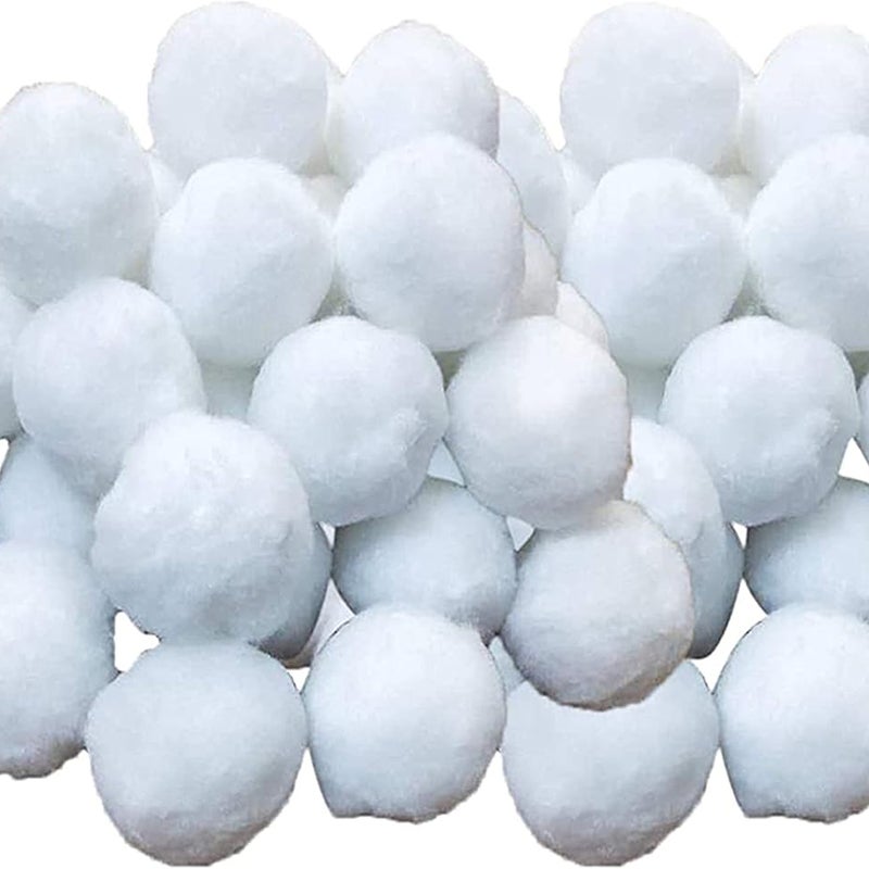 700g kulki filtrujące do basenu, kulki filtrujące, wkład filtrujący z włókien do filtrów piaskowych do basenu, filtracja wody (białe)