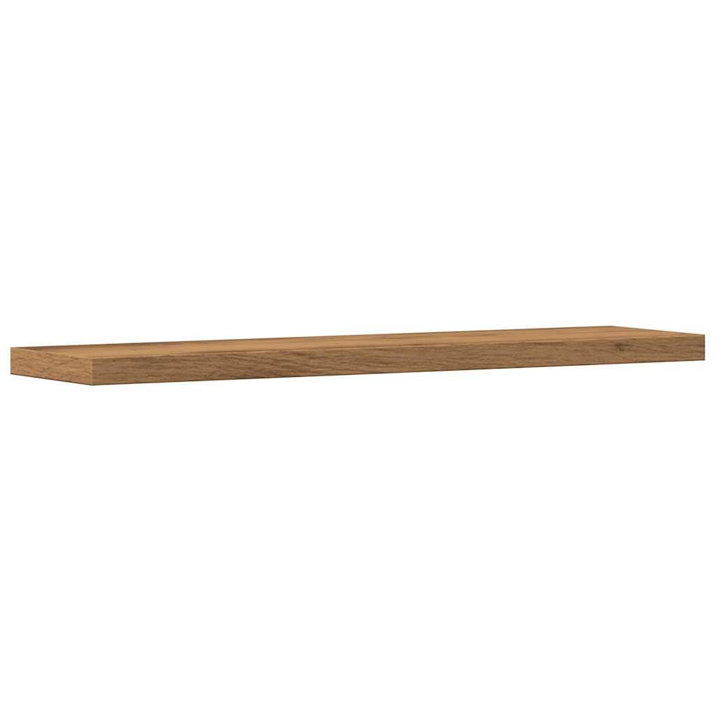 4 pcs Étagères murales | Étagère flottante | Étagère suspendue chêne artisanal 40x20x1,5 cm CFW871279 - 7