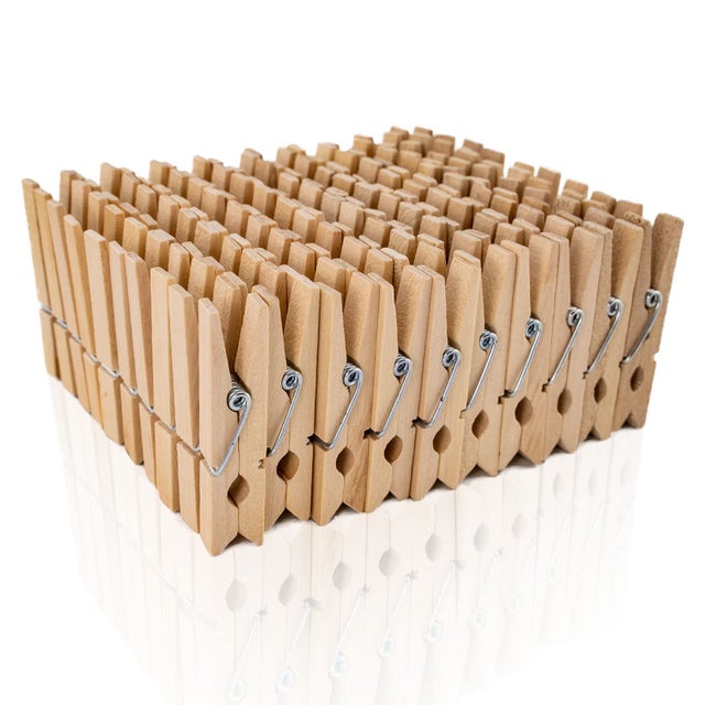 Mollette Di Legno Wenko - 50 Pezzi, 7 Cm, Marrone - Per Stendere Il Bucato - Foto 9