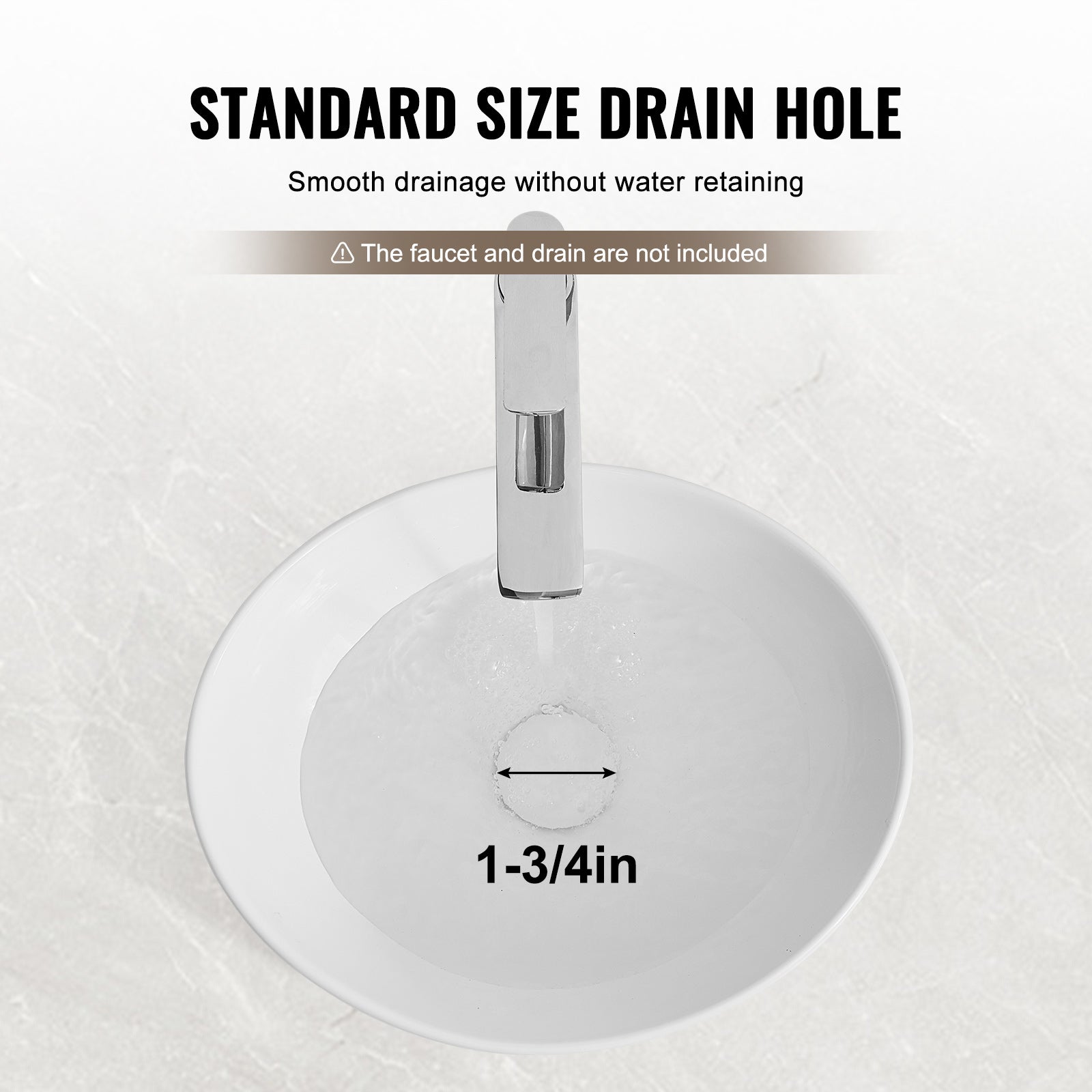 Lavabo oval em cerâmica SucceBuy 16