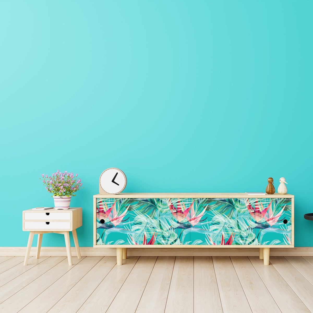 Adesivo mobili tropicale Punaauia - Sticker adesivo - adesivi murali - 40x60cm - 5