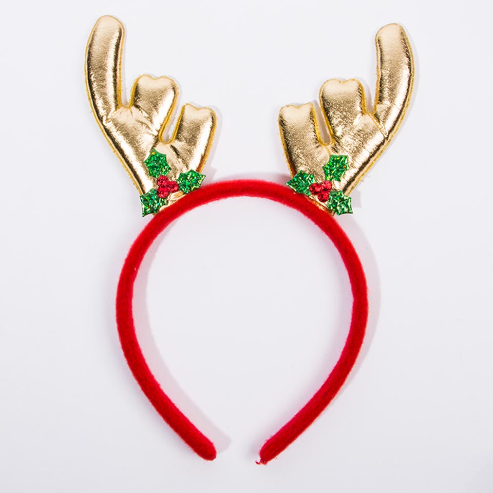 Bandeau De Noël Adorable Zkaoai Avec Cornes De Renne – Épingles à Cheveux Mignonnes Pour Femmes Et Filles