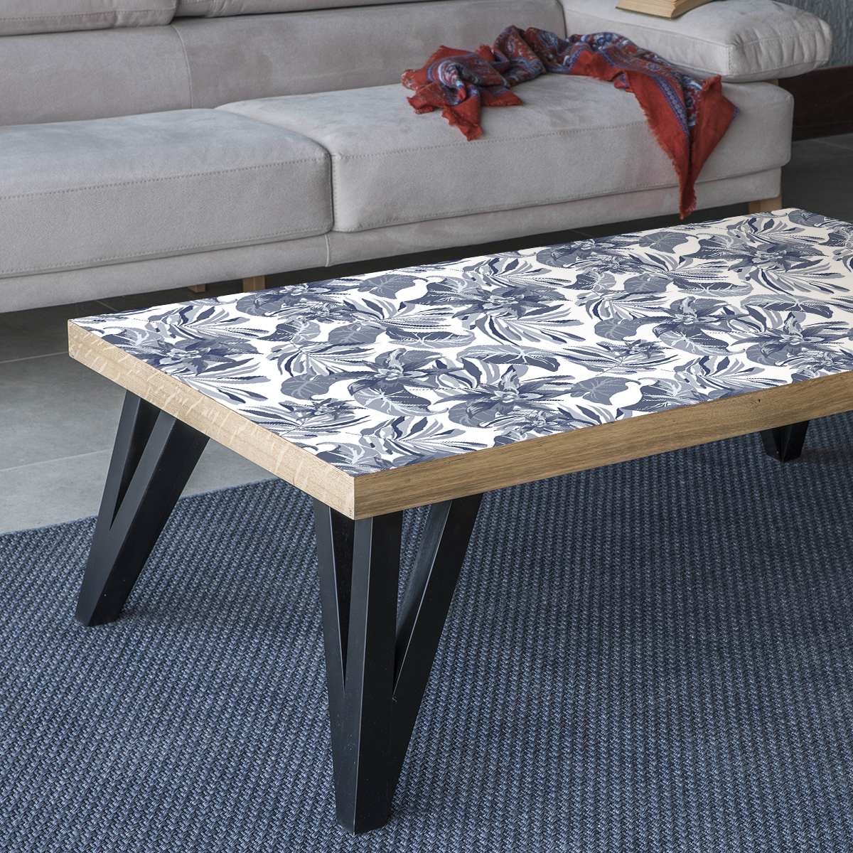 Adesivo mobili tropicale vaitua - Sticker adesivo - adesivi murali - 60x90cm - 4