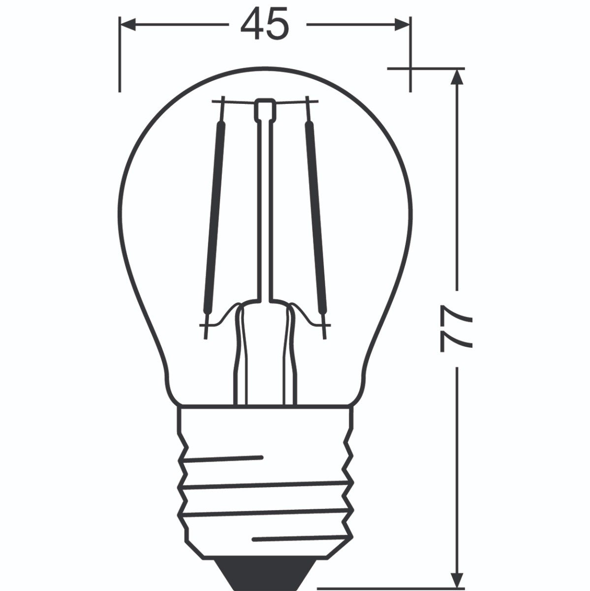 Osram 4058075434844 Led Cee 2021 A+ (a++ - E) E27 Forme Standard 5 W = 40 W Blanc Froid (ø X L) 45 Mm X 77 Mm 1 Pc(s) - 5