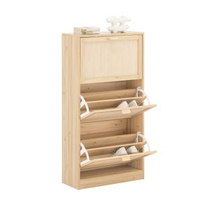 Banc Rangement Chaussures SoBuy Avec Coussin - 121x35x49 Cm - 6 Cases, 2 Portes Coulissantes - FSR163-N