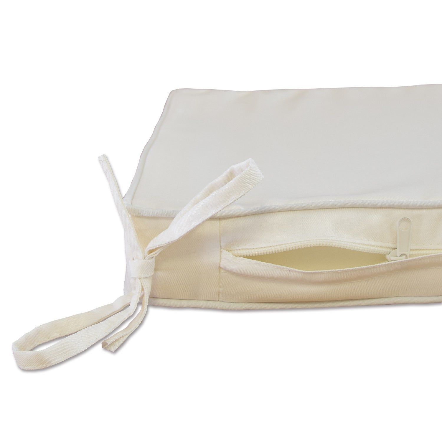 Coussin crème pour chaises et fauteuils pliants - 3