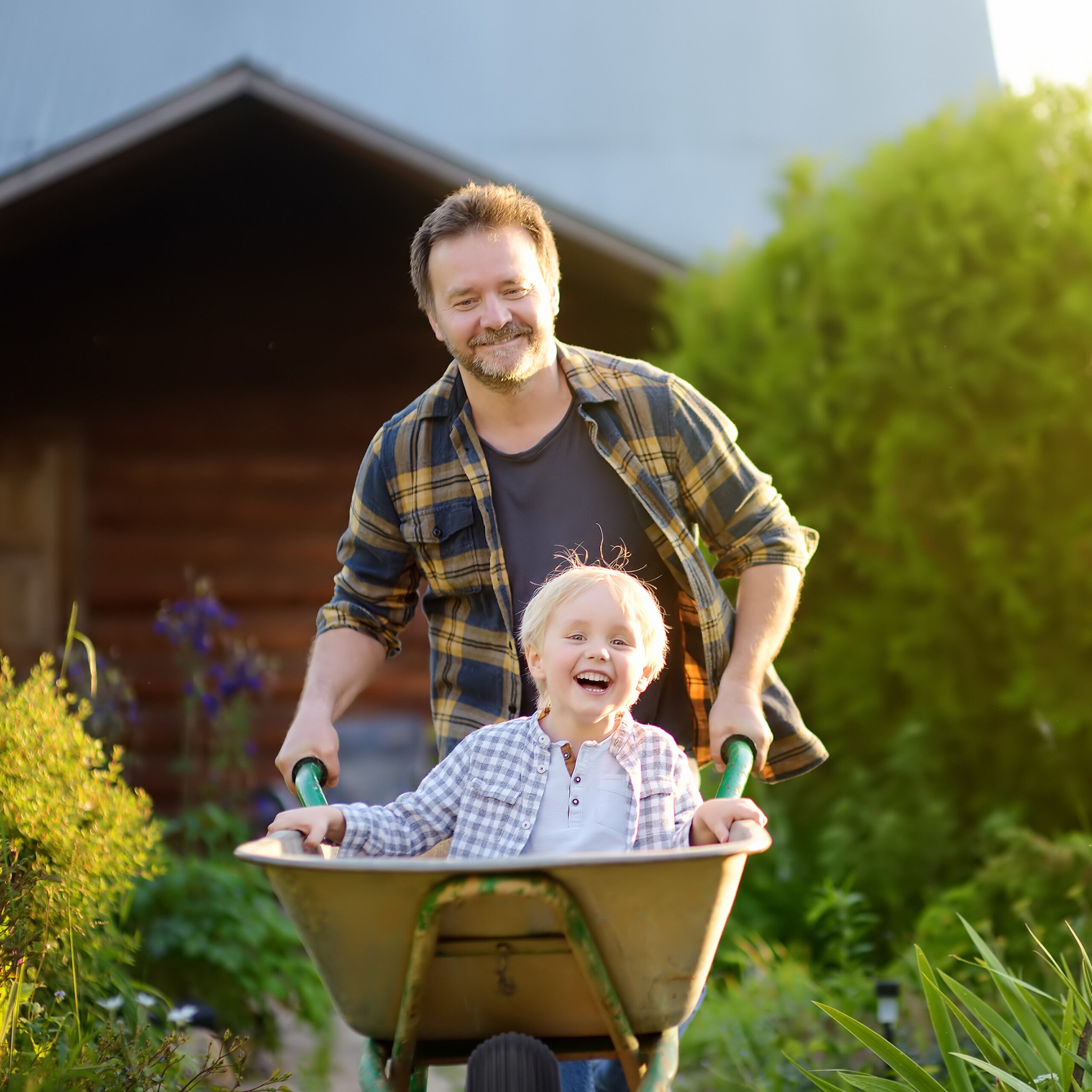 Roue de brouette avec axe 4.80 4.00-8, caoutchouc, jante en acier, pneu rechange, increvable, noir/rouge, Relaxdays - 3