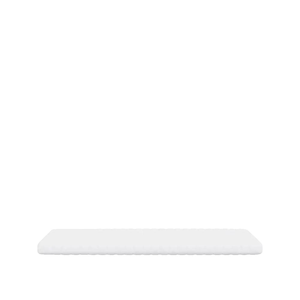 Materac piankowy vidaxl 7 stref optymalne wsparcie biały 90x220 cm