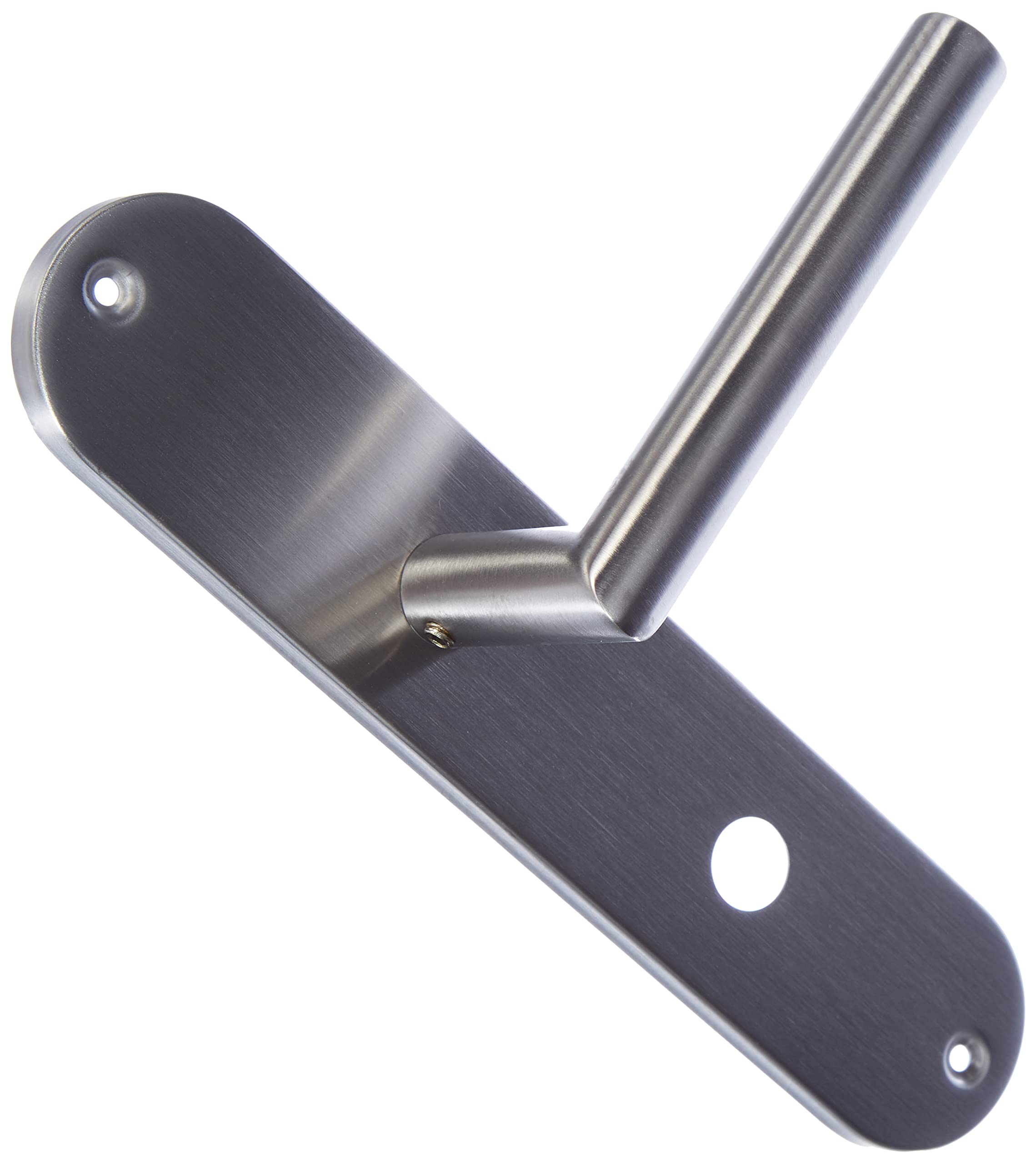 Alpertec Maniglia Bicolore In Acciaio Inox Per Porte | Set Ristrutturazione Con Molla 240 Mm