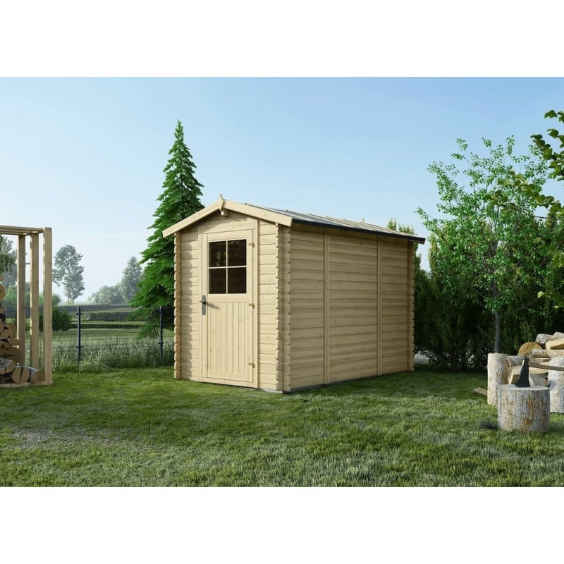 Domek ogrodowy ALTANKA 5,70 m2 - 1,90x3 m - 28 mm, drewniany, DOM662, 1szt.