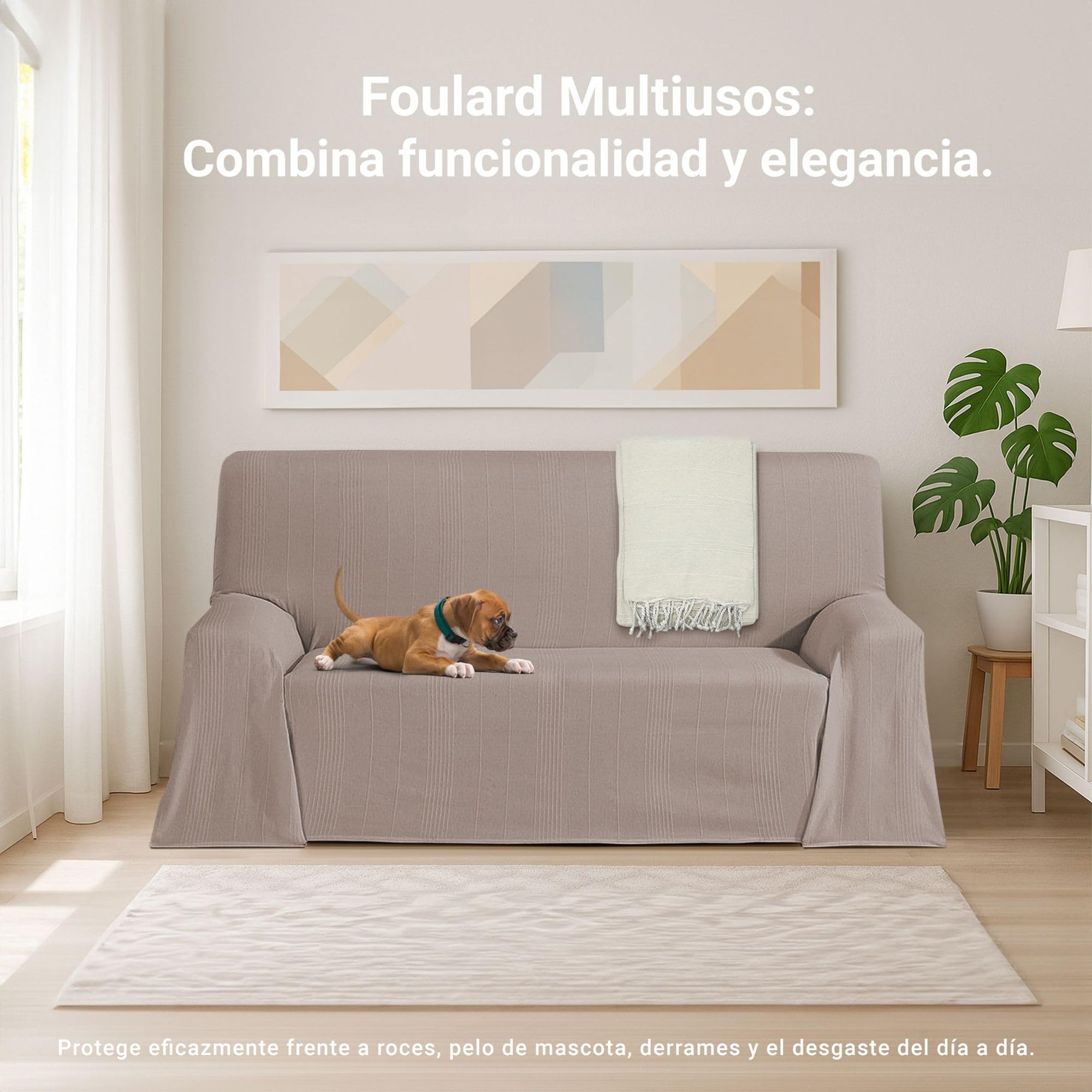 ECOMMERC3 Foulard multiuso dimensioni 230 x 260 cm sia per