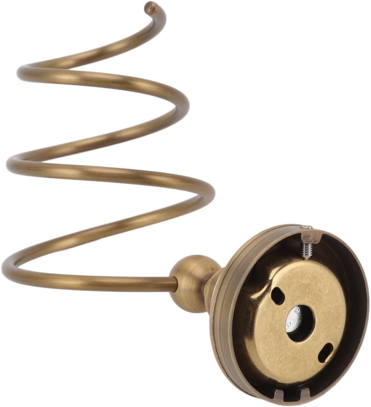 Support de Sèche-Cheveux en Laiton Support de Sèche-Cheveux Rétro pour Accessoires de Stockage de Bain - 3