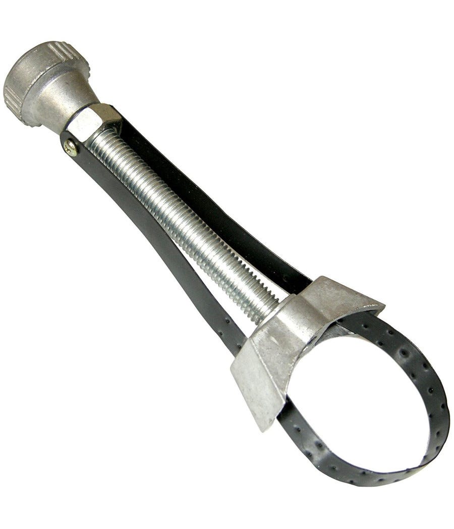CHIAVE SMONTAGGIO FILTRO OLIO FILTRI CHIAVE A NASTRO REGOLABILE ACCIAIO 105 mm CHIAVE SMONTAGGIO FILTRO OLIO FILTRI CHIAVE A NASTRO REGOLABILE ACCIAIO 105 mm