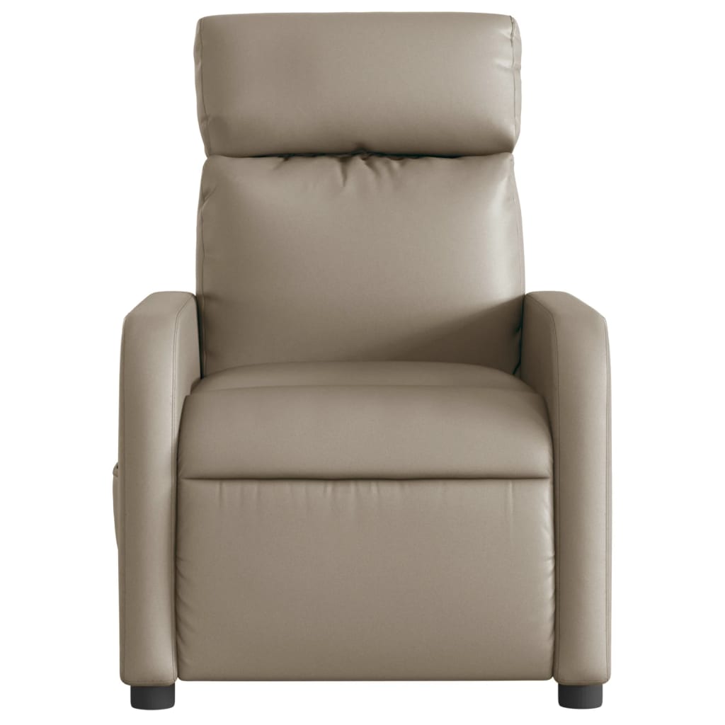 Fauteuil de Salon | Chaise | Fauteuil de massage inclinable électrique cappuccino similicuir CFW802906 - 8