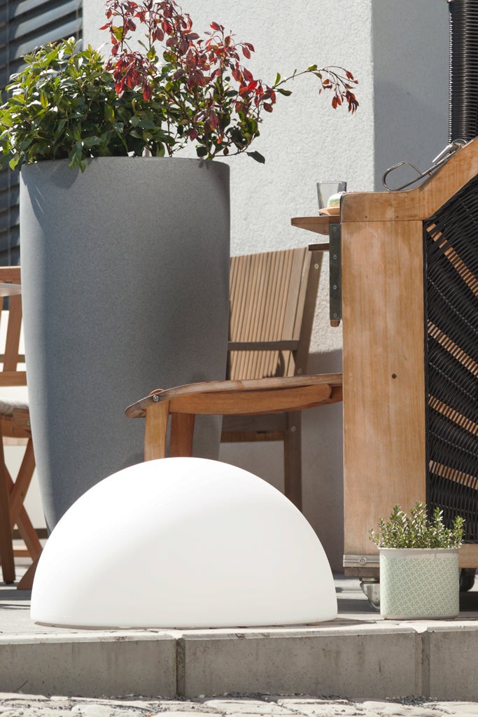 Lever de Soleil lumineuse Blanc - 50cm - Lampe extérieur solaire - 8 seasons design - 3