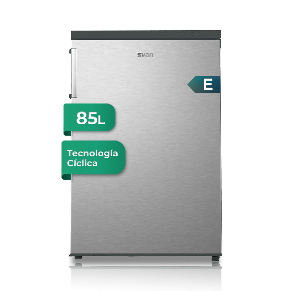 Svan Congelador Vertical Scv855500ex, Capacidad 85 Litros, Puerta Reversible, Bajo Nivel Sonoro, Eficiencia Energética Clase E , Leroy Merlin