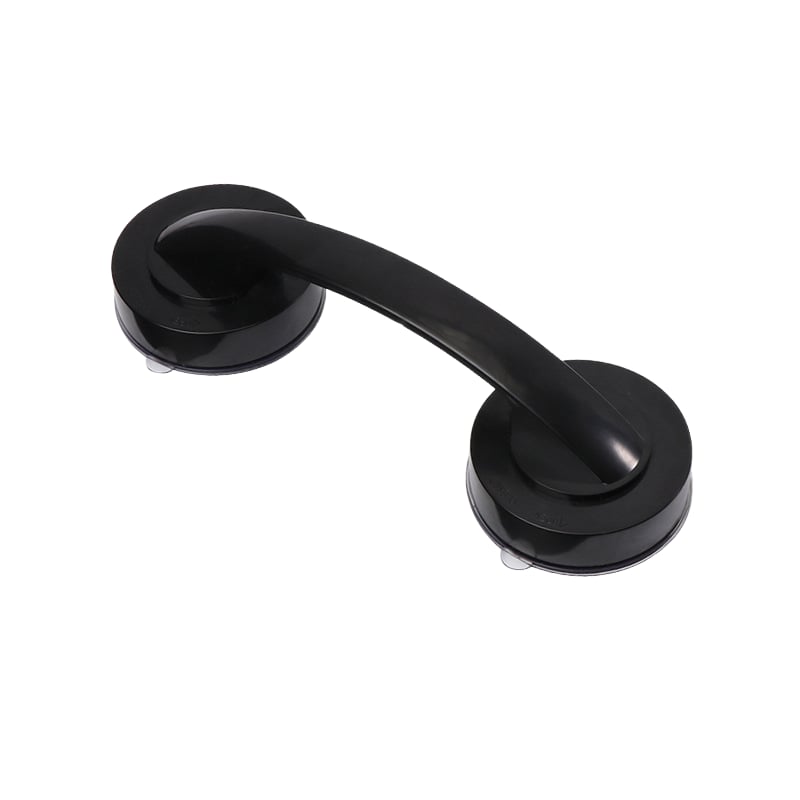 Uchwyt toaletowy, uchwyt z przyssawką, przenośny uchwyt prysznicowy, 1 sztuka (czarny)