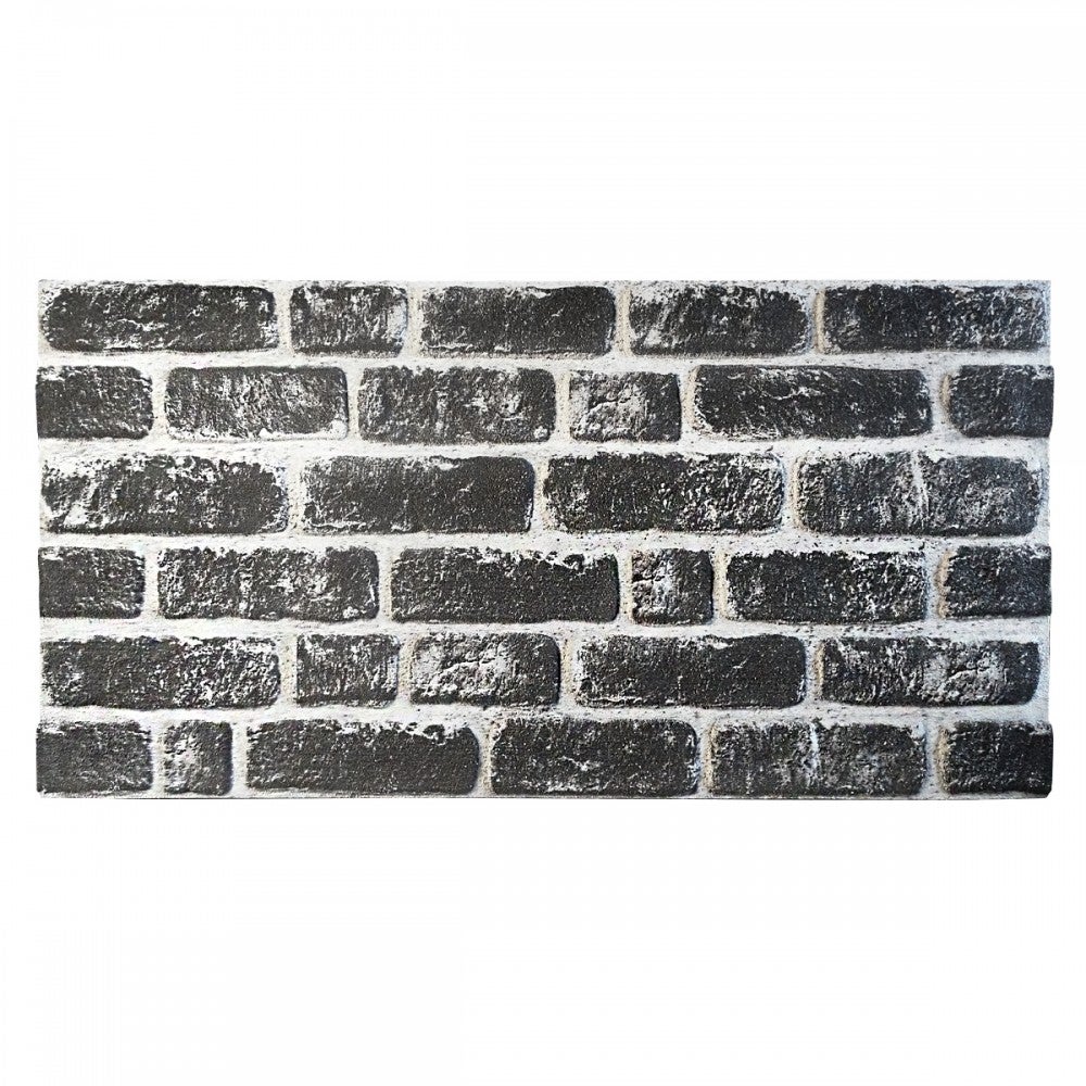 CARBON - Panneau Faux Brique En PSE Résiné Mesure 100x50 Cm Epaisseur 2 Cm - 2