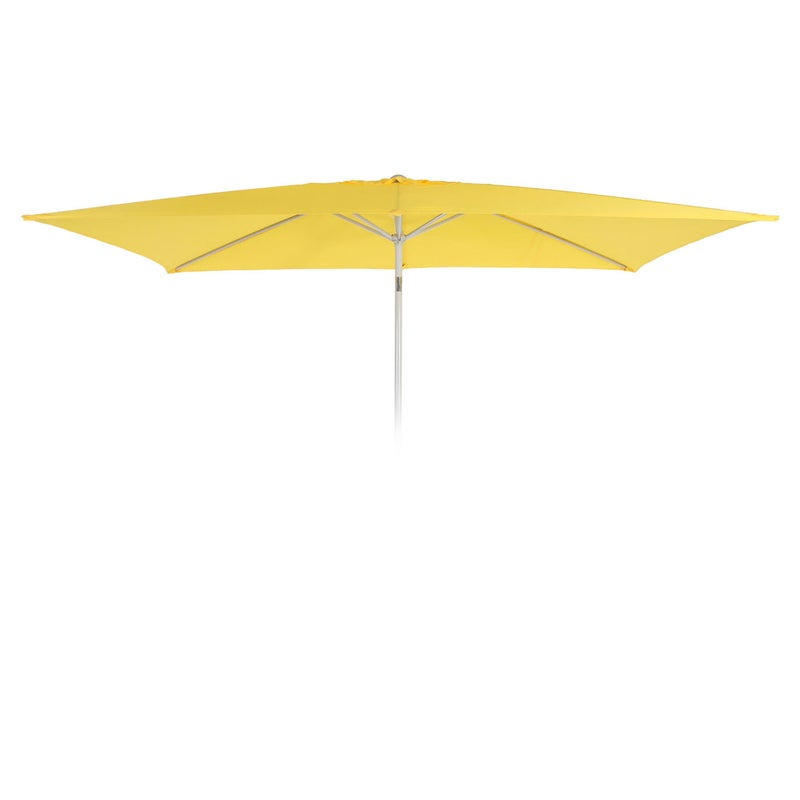 Pokrowiec wymienny na parasol N23, pokrowiec wymienny na parasol, 2x3m prostokątny materiał/tkanina 4,5kg UV 50+ ~ żółty