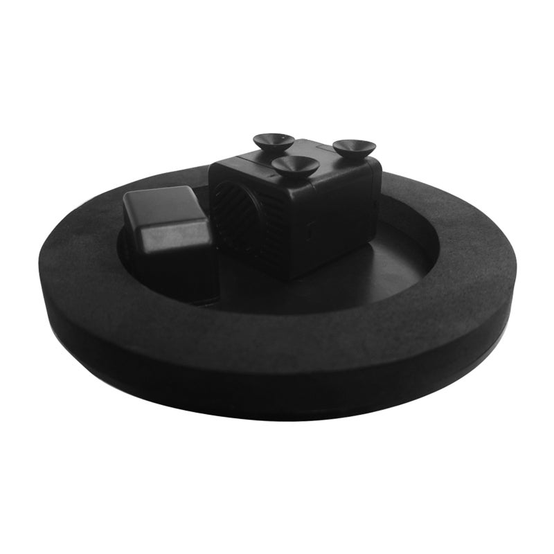 Fontaine flottante solaire de 13 cm pour bain d'oiseaux, idéale pour la décoration de jardin. - 9