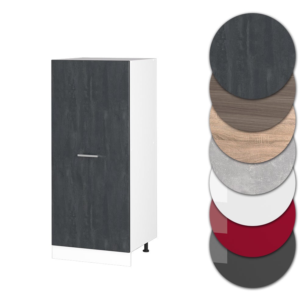 Vicco Armoire haute R-Line, Béton noir, 60cm - 6