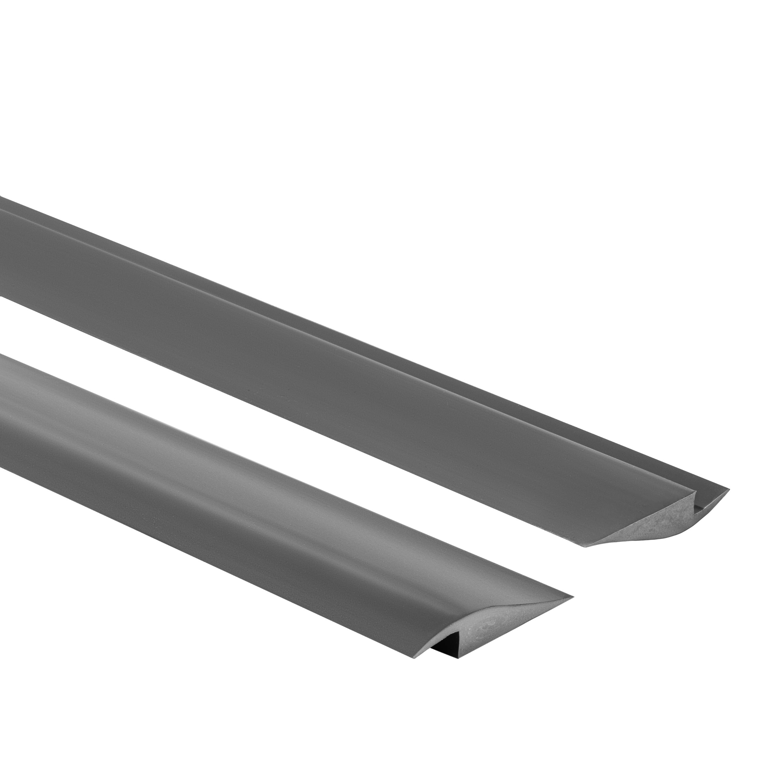 Profil przejściowy PVC 50x7 mm do wyrównania poziomów - 2 m, ciemnoszary
