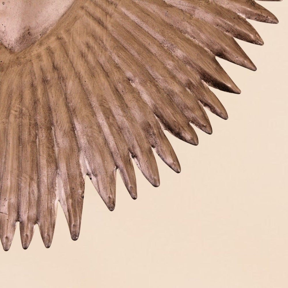 Ex voto coeur en métal doré 24cm - Ornami - 5