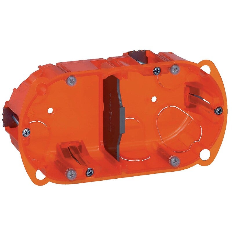 Boîte d'encastrement Ø67 40mm 2 postes - 4