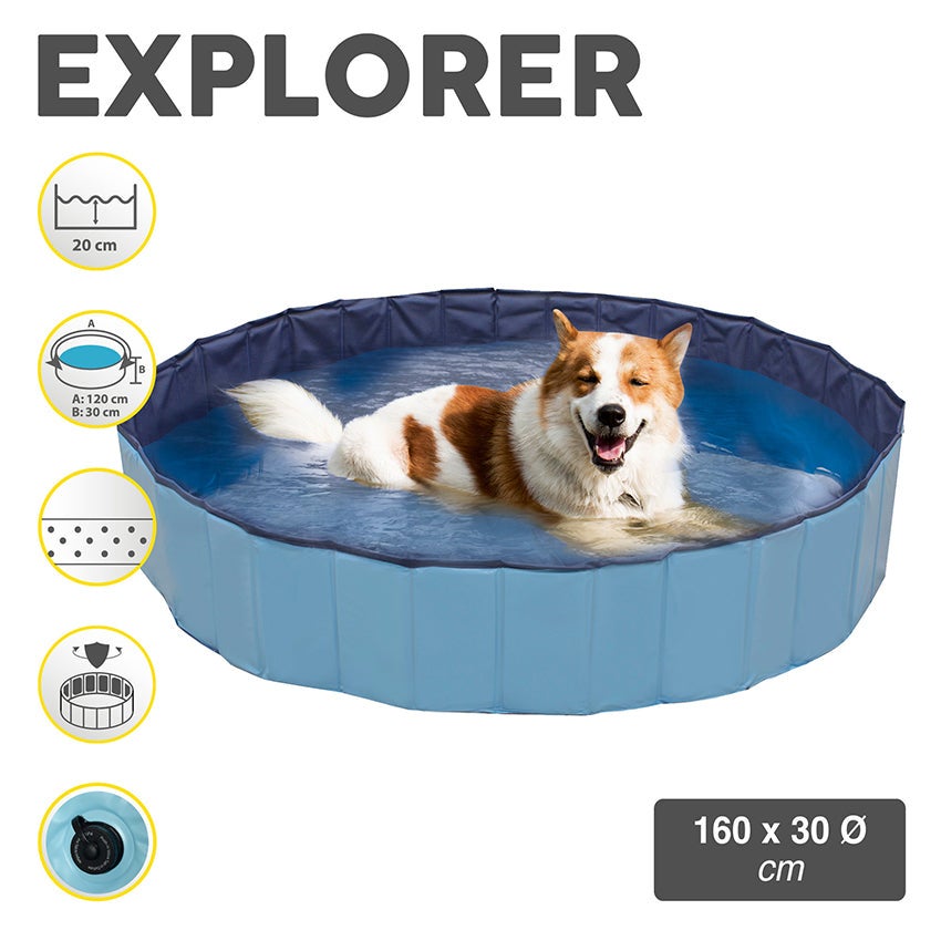 Bestway 54009 Piscinetta per bambini, rettangolare, 305x183x56 cm, Blu